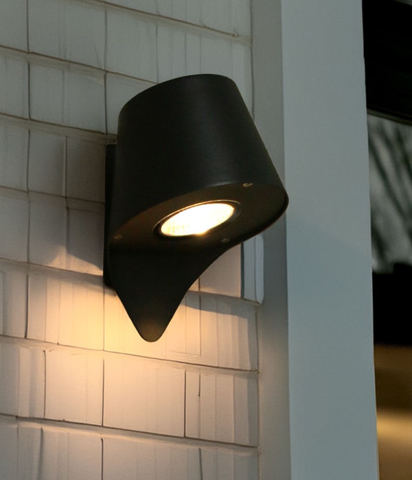 브리앙 COB 5W 외부 벽등 외부 무드등 / 화이트, 블랙